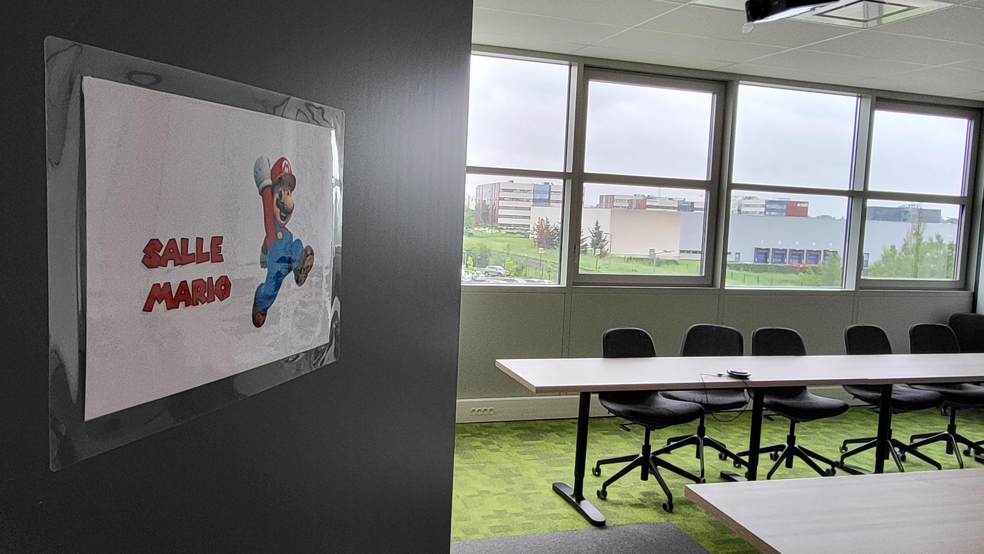 Chez Alliance4U, la salle Mario Bros est la salle de réunion. (Photo : Anthony Assémat - Entreprises Occitanie)
