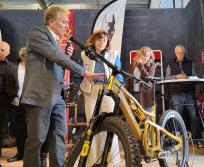 Dominique Luce, le président de Bucefal Cycles Industries, créé des VTT 100% français autant pour les compétiteurs que les amateurs. (Photo : Anthony Assémat - Entreprises Occitanie)