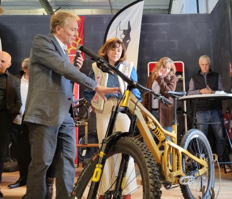 Dominique Luce, le président de Bucefal Cycles Industries, crée des VTT 100% français autant pour les compétiteurs que les amateurs. (Photo : Anthony Assémat - Entreprises Occitanie)