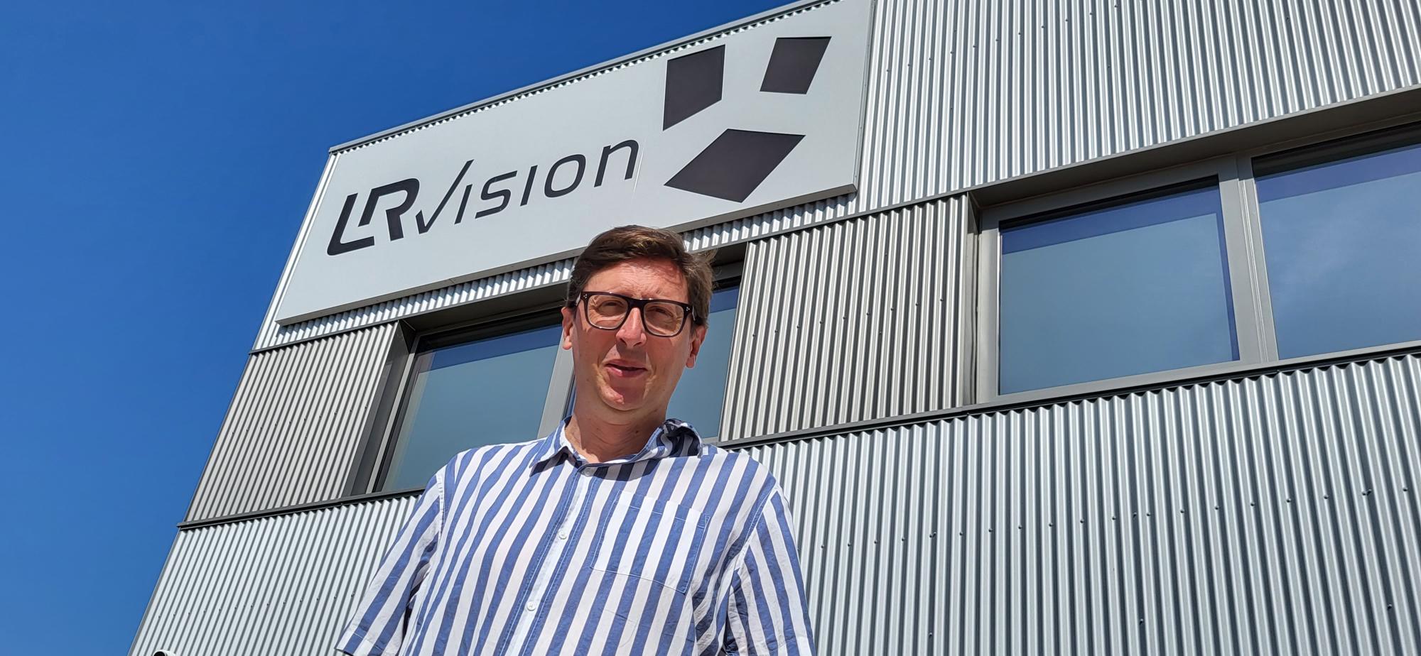 Guillaume Lemaire, co-fondateur de LRVision, a doublé sa surface d'exploitation et entend atteindre les 15 millions d'euros de chiffre d'affaires d'ici 5 ans. (Photo : Anthony Assémat - Entreprises Occitanie)