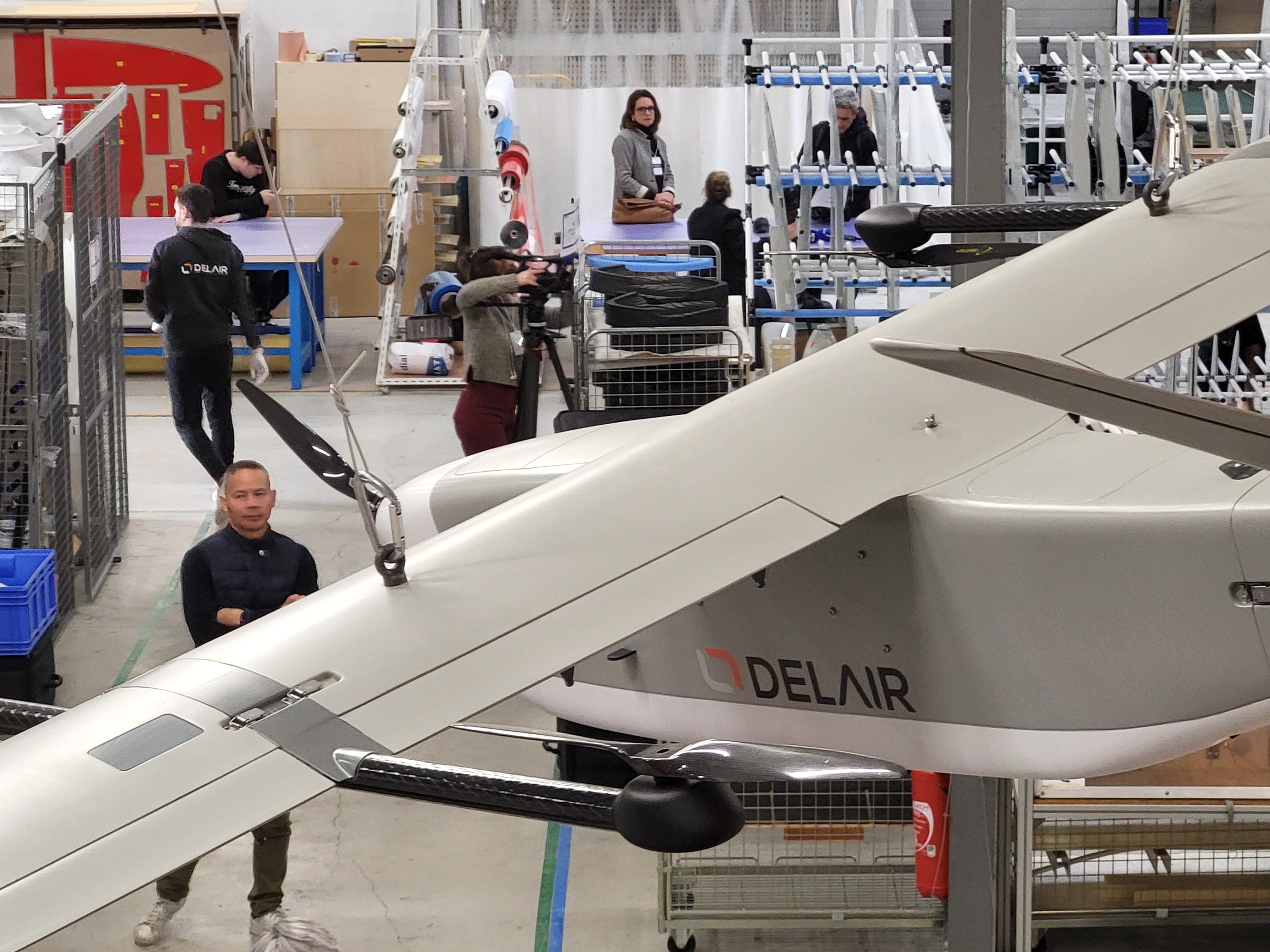 Delair fabrique près de 50 drones par mois et a réalisé en 2023 un chiffre d'affaires de 10 millions d'euros. (Photo : Anthony Assémat - Entreprises Occitanie)