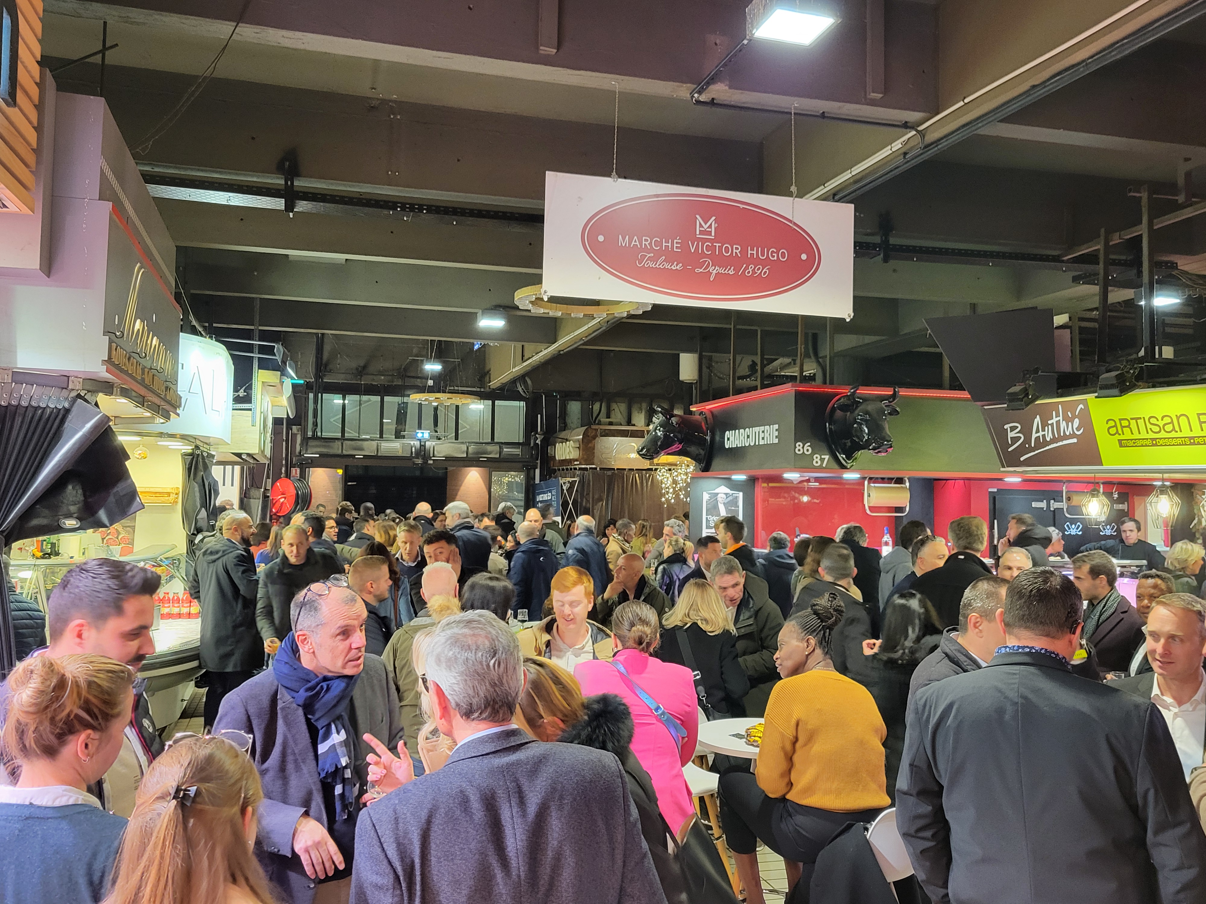 La Nocturne Eco s'est achevée, comme de coutume, au marché Victor Hugo. (Photo : Anthony Assémat - Entreprises Occitanie)