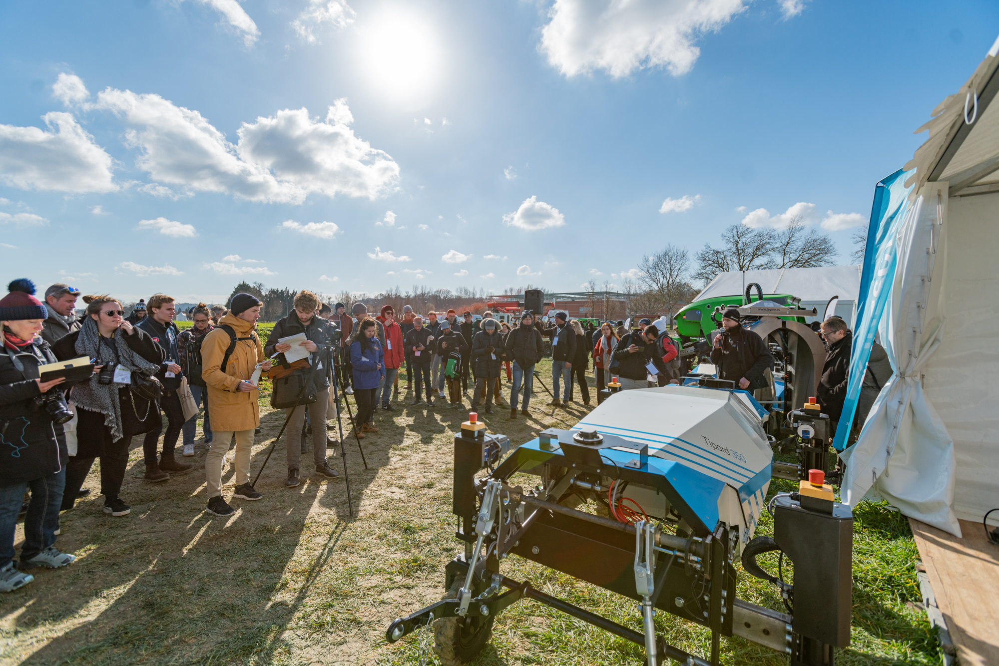 Le salon mondial de la robotique agricole avait réuni près de 2000 personnes en 2023 sur le site de l'Agrobiopôle, au sud de Toulouse. (Photo : World FIRA)