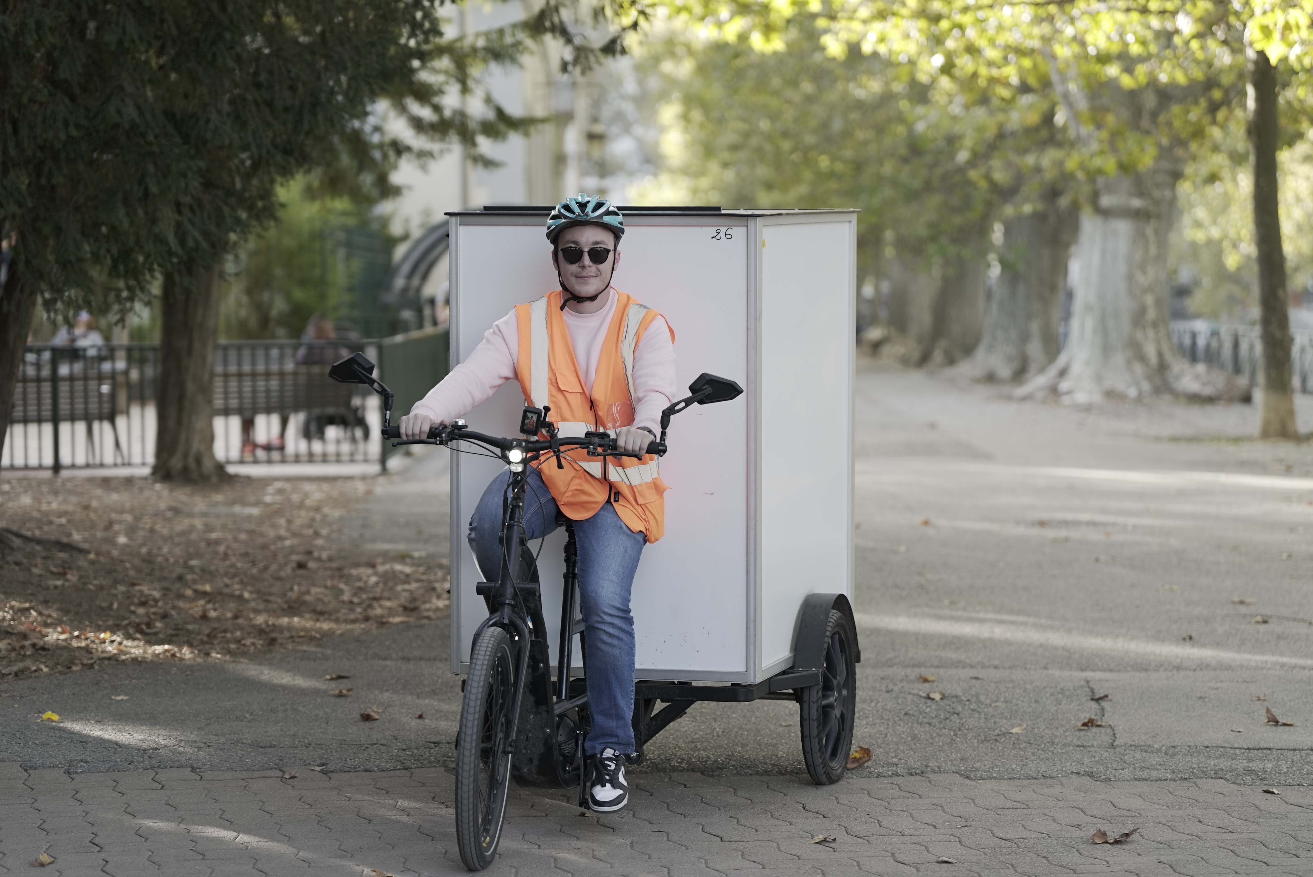 Les livraisons à vélo font partie de la panoplie déployée par Amazon à Toulouse. (Photo : Amazon)