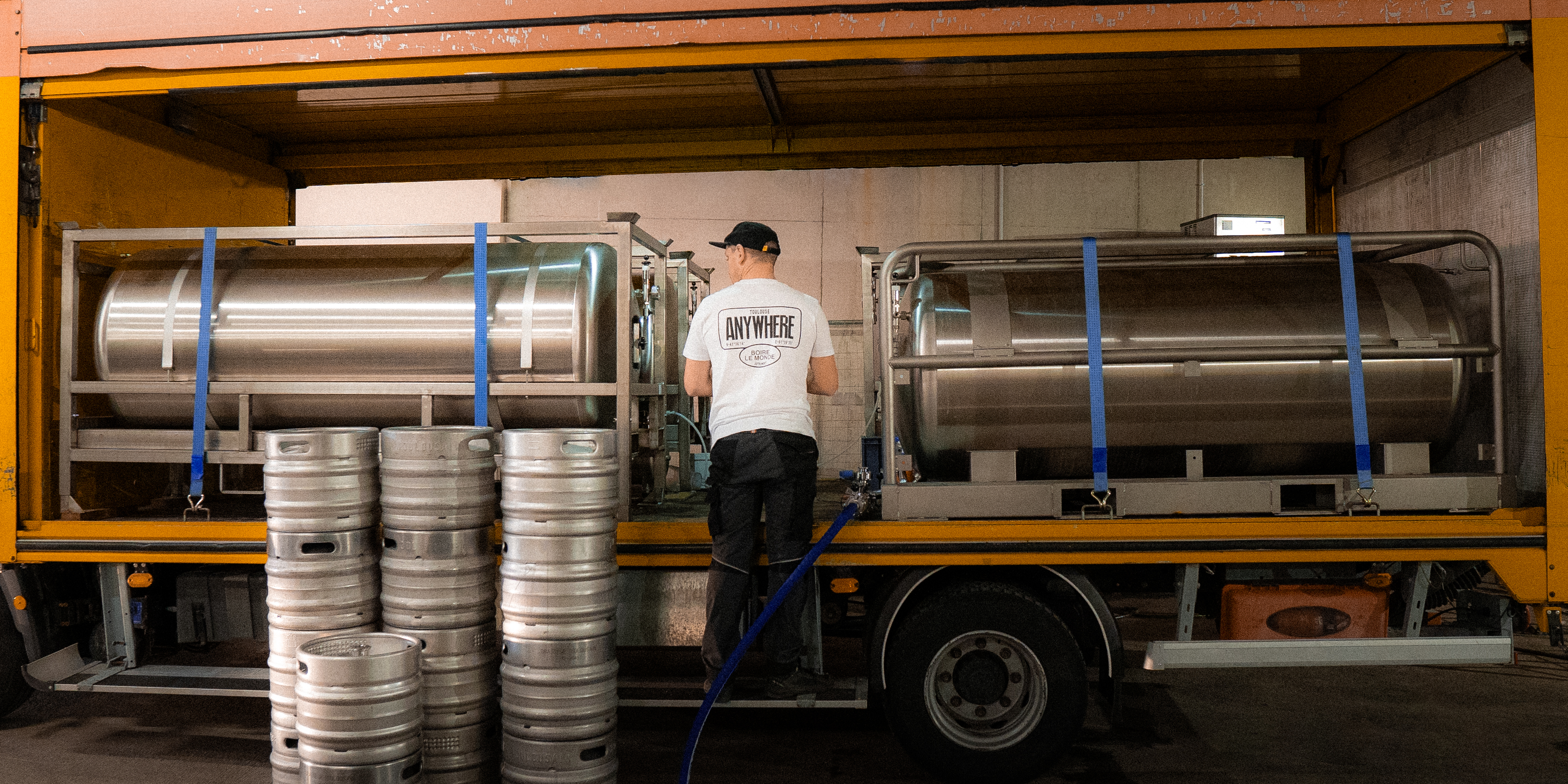 Les dirigeants d'Anywhere Beer Factory visent une production de 4500 hectolitres de bière par an. (Photo : Anywhere Beer Factory)