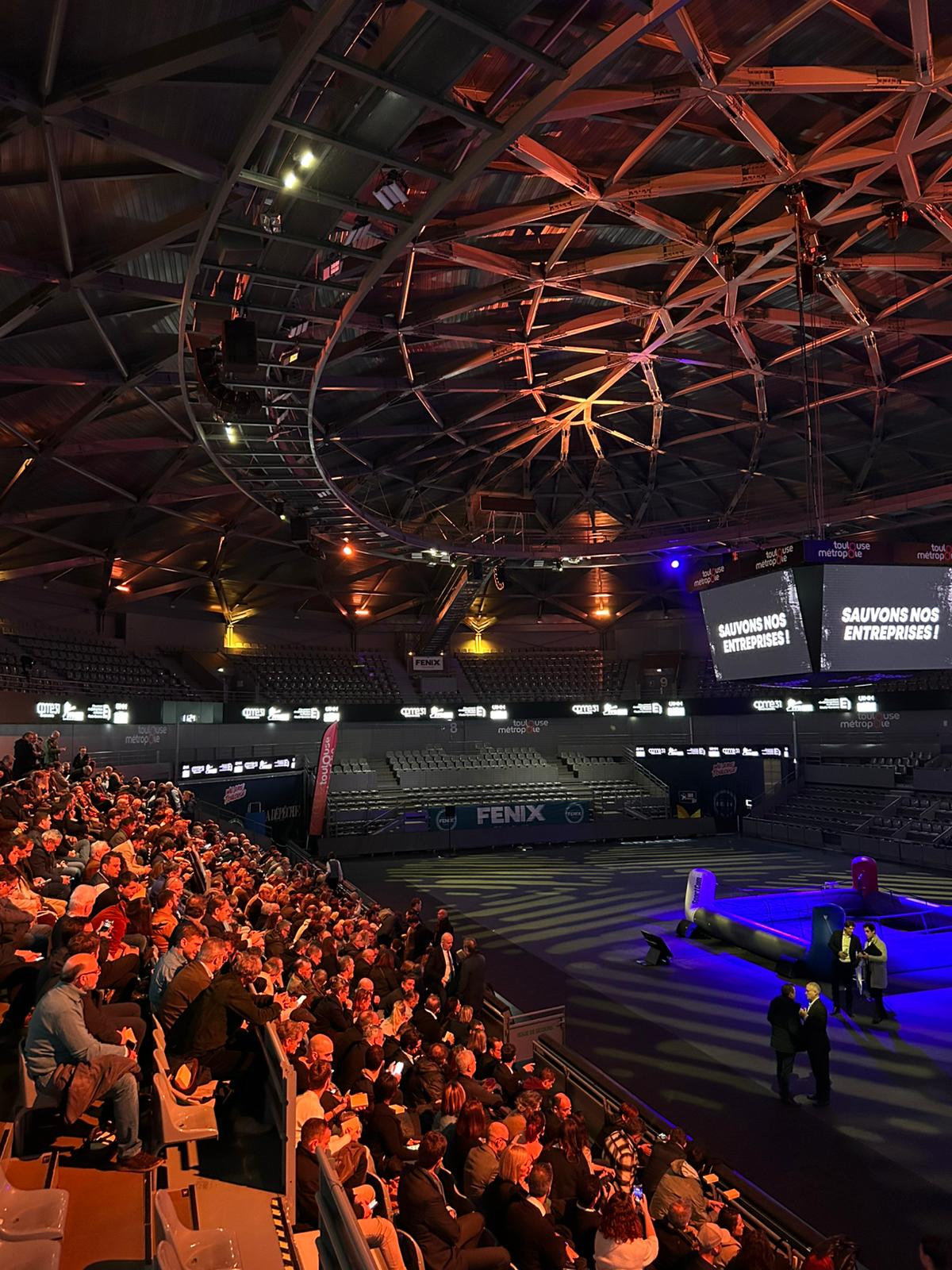 Plusieurs centaines de chefs d’entreprise ont participé à l’événement.