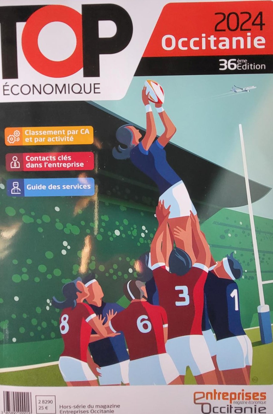Le Top Eco 2024, qui référence près de 1200 entreprises, est placé sur le thème du rugby. (Photo : Anthony Assémat - Entreprises Occitanie)