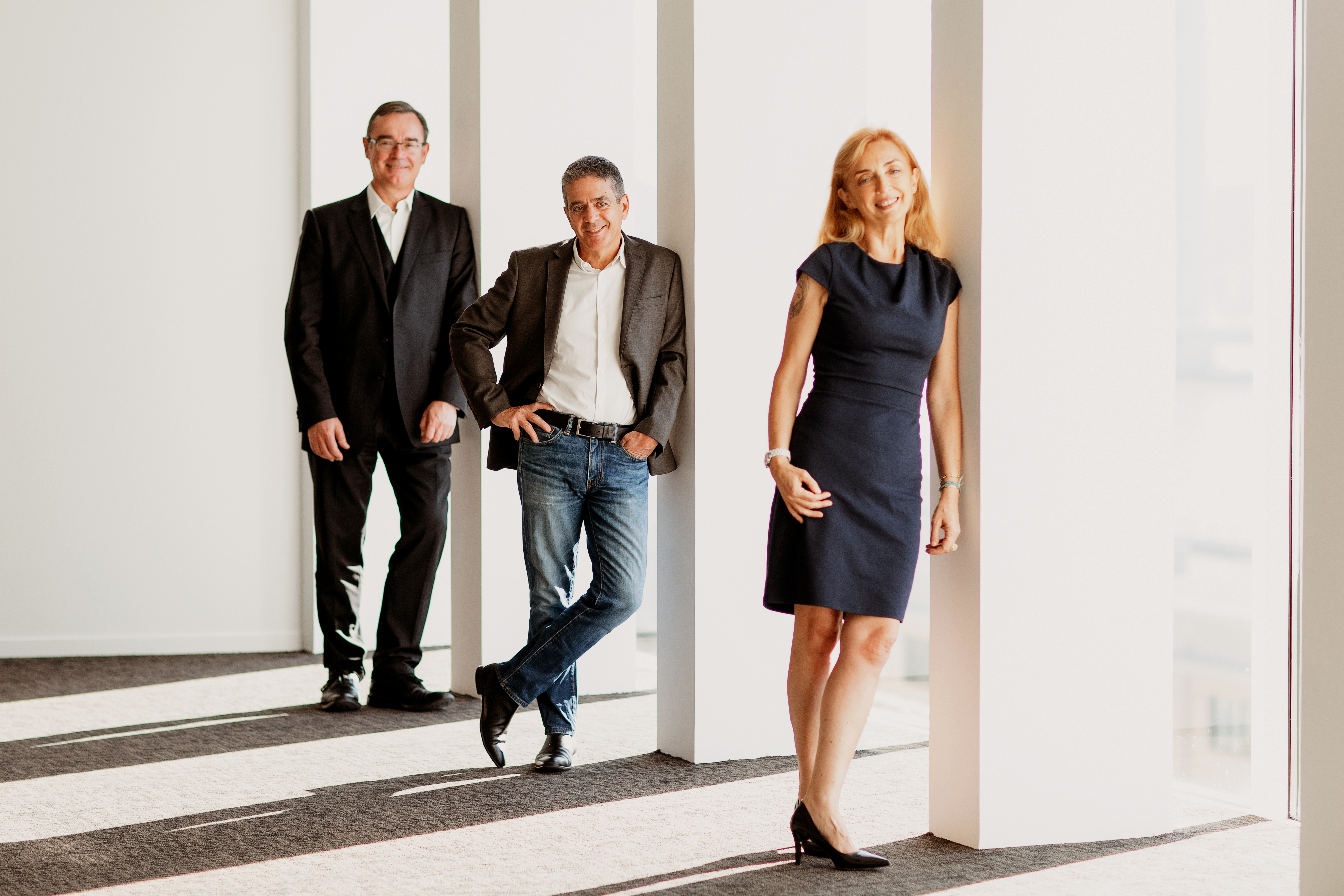 Les trois associés du groupe toulousain AMI : Frédéric Courtine, Jean-Louis Simonet et Anne-Marie de Couvreur. (Photo : AMI)