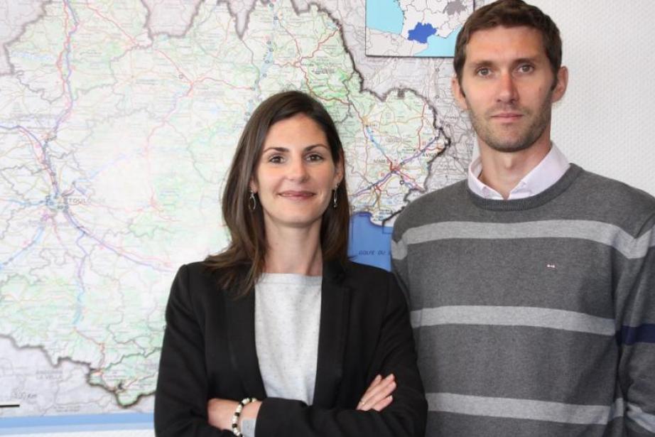 de g à d : Aurélie et Maxime Valax de g à d : Aurélie et Maxime Valax