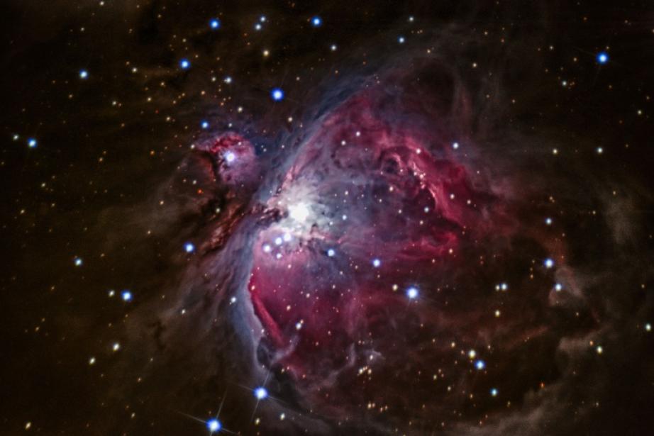La nébuleuse d'Orion photographiée par le téléscope Stellina La nébuleuse d'Orion photographiée par le téléscope Stellina