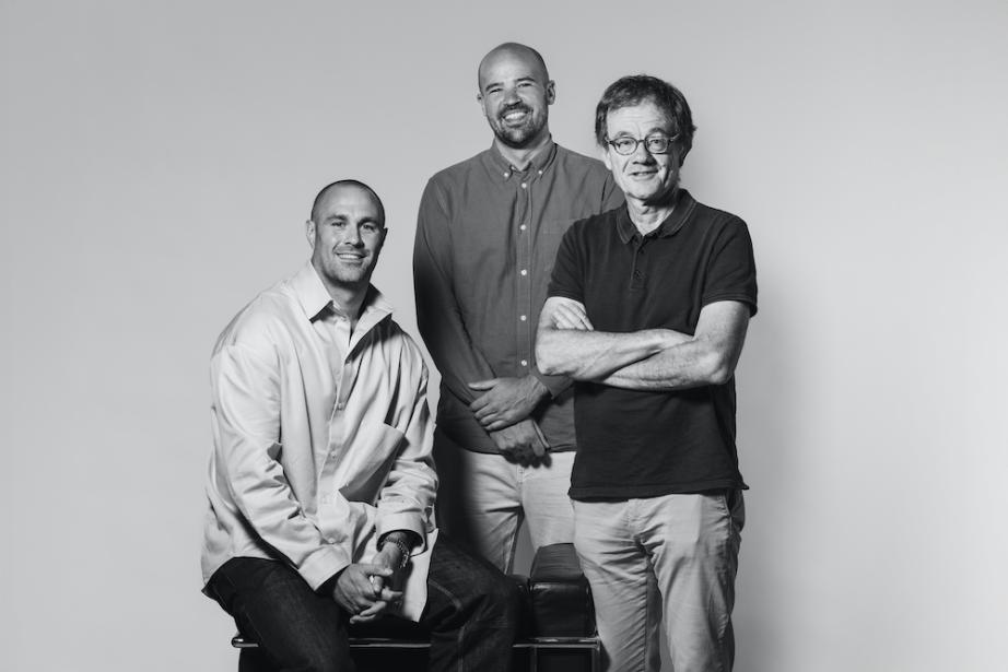 De gauche à droite : d'Anthony Garcia, fondateur et CEO de l'agence Madaré, Jean-Baptiste Laureau, associé et directeur stratégie et Vincent Moreau, fondateur d'Objectif Papillon. (Photo Madaré)
