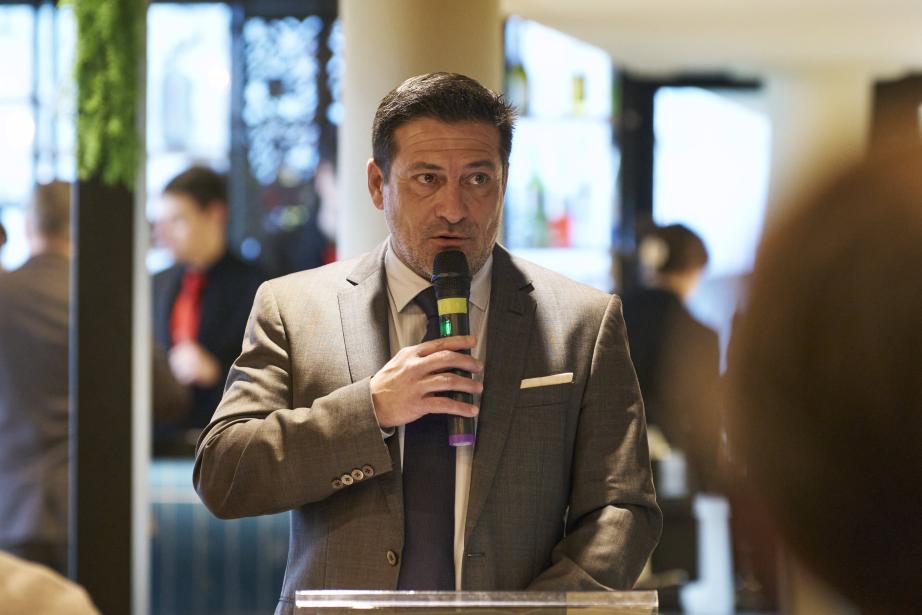 Thomas Fantini, président du Medef Haute-Garonne. (Photo Pierre Carton)