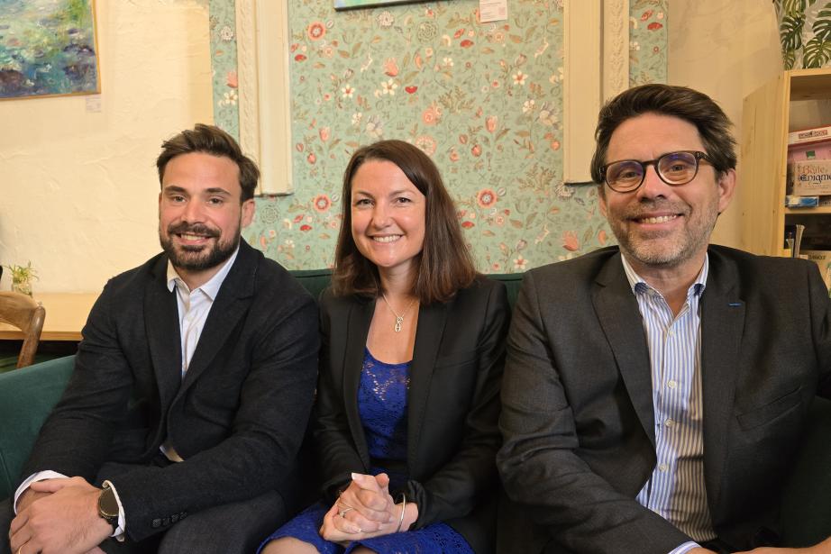 De gauche à droite : Florent Poitevin, Maguelone Pontier et Pierre-Olivier Nau. (Photo Dorian Alinaghi Entreprises)