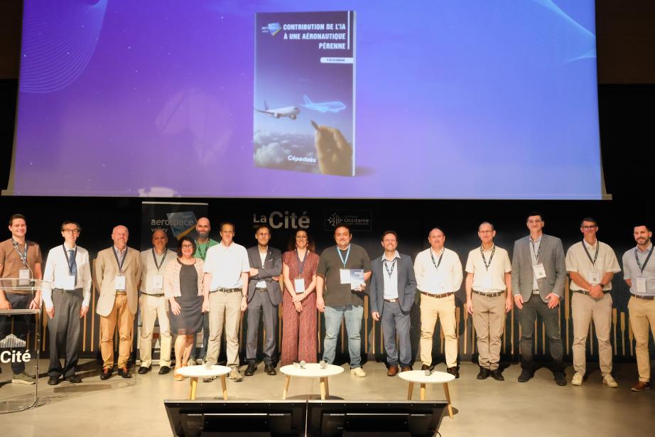 Le livre blanc, présenté pour la première fois au Salon du Bourget avant même sa publication officielle, a suscité un vif intérêt international, poussant ses auteurs à envisager une version intégralement traduite en anglais pour toucher un public mondial. (Photo Aerospace Valley)