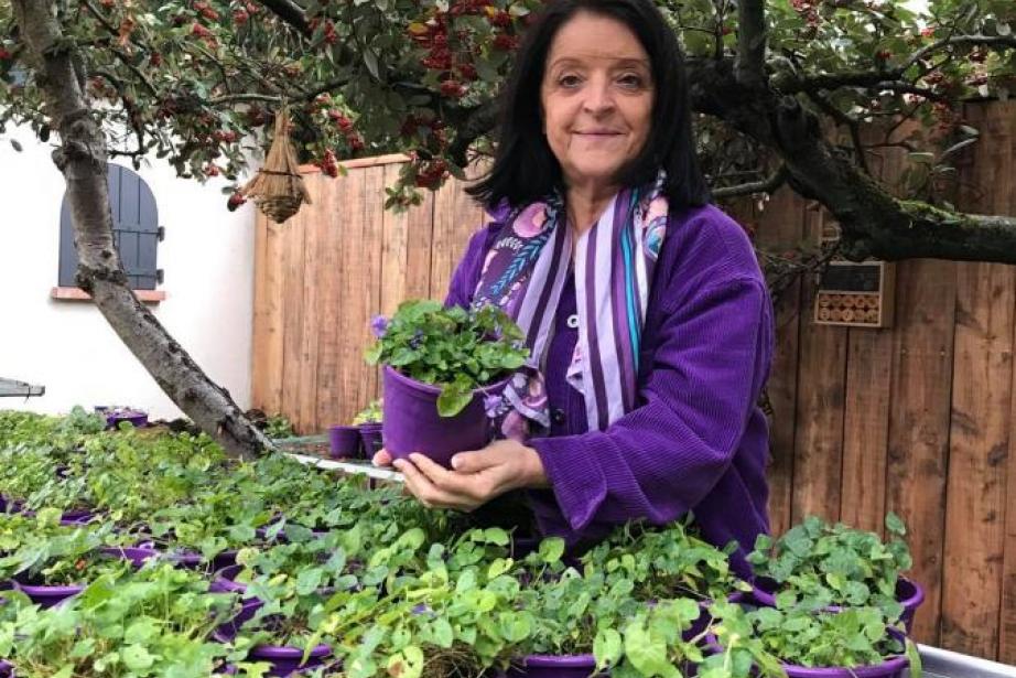 Hélène Vié, fondatrice de l'entreprise "Le Jardin d'Elen" Hélène Vié, fondatrice de l'entreprise "Le Jardin d'Elen"