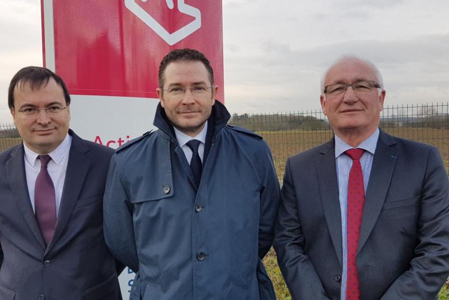François Magne, directeur des investissements, Frédéric Carré, président d’Action Logement Occitanie, Fabien Serieys, directeur d’Action Logement Services Occitanie. François Magne, directeur des investissements, Frédéric Carré, président d’Action Logement Occitanie, Fabien Serieys, directeur d’Action Logement Services Occitanie.