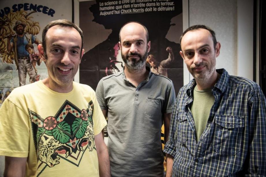 Éric Tosti, Jean-François Tosti et David Alaux, Fondateurs de TAT Productions Crédit: SamuelMartin Éric Tosti, Jean-François Tosti et David Alaux, Fondateurs de TAT Productions Crédit: SamuelMartin