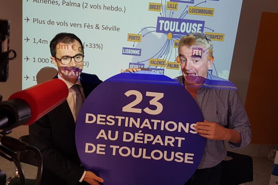 Philippe Crébassa et Michael O'Leary Philippe Crébassa et Michael O'Leary