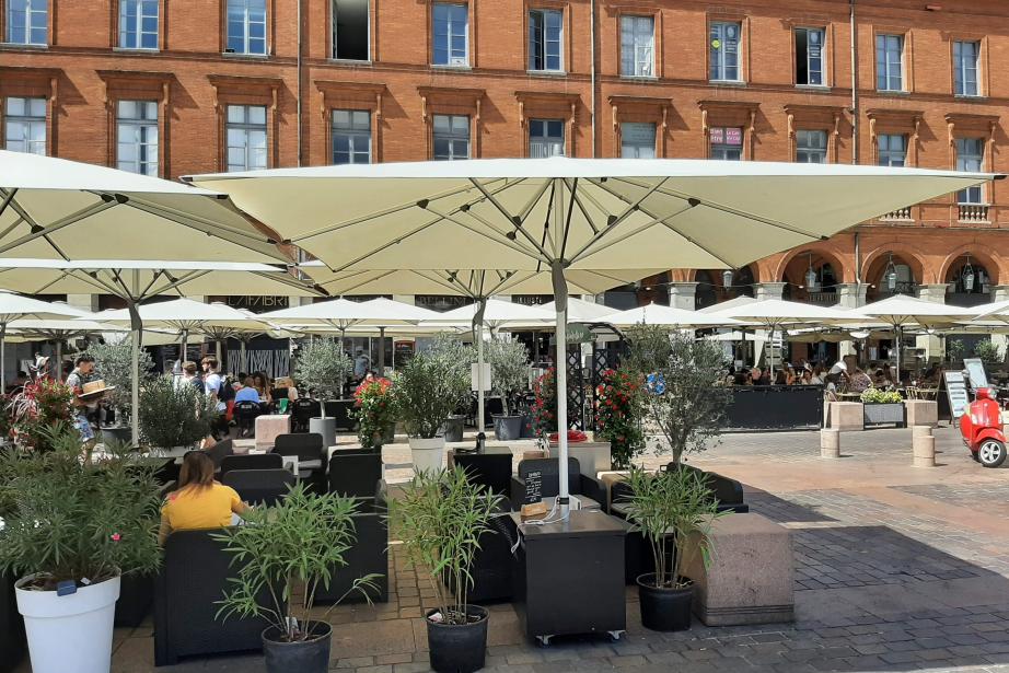 A Toulouse, le Medef, l'Umih, la CPME et la CCI montent au créneau contre l'augmentation de la redevance des terrasses. (Photo : Anthony Assémat - Entreprises Occitanie)