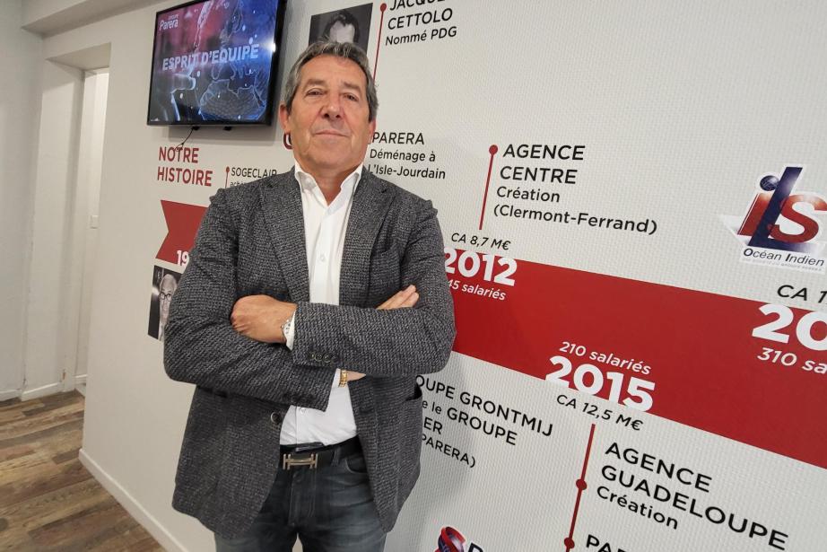Jacques Cettolo, le PDG du Groupe Parera, vise un chiffre d'affaires de 50 millions d'euros et un effectif de plus de 1000 salariés en 2023. (Photo : Anthony Assémat - Entreprises Occitanie)