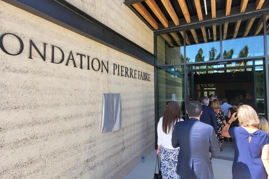 Pierre Fabre a inauguré le nouveau bâtiment de sa Fondation à Lavaur (Tarn), jeudi 20 juillet 2023. (Photo : Anthony Assémat - Entreprises Occitanie)