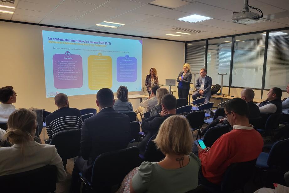 Plus d'une vingtaine personnes ont assisté à cette conférence de présentation organisée par le Medef de Haute-Garonne. (Photo : Dorian Alinaghi Entreprises Occitanie)