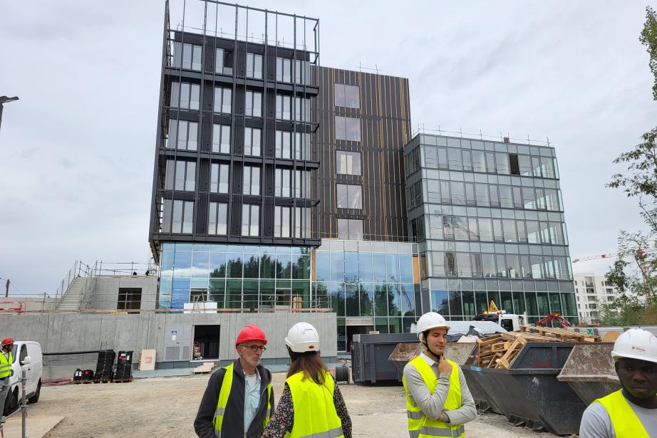 Le futur bâtiment de Toulouse est le résultat de l’association de deux agences d’architectures : Studio Montazami (France) et Tezuka Architects (Japon). (Photo Dorian Alinaghi - Entreprises Occitanie)