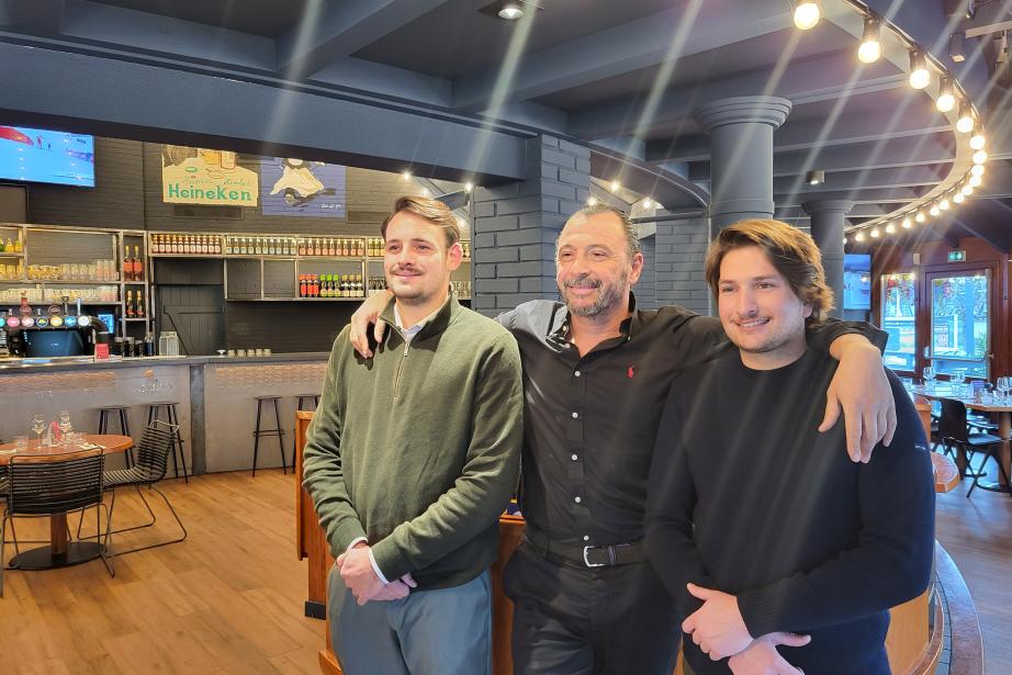 Enzo Fassini, directeur de Jacques à Fenouillet, Arnaud Chérubin, dirigeant de AllForYou et Félix Fiori, coordinateur des opérations chez AllForYou. (Photo : Dorian Alinaghi - Entreprises Occitanie)