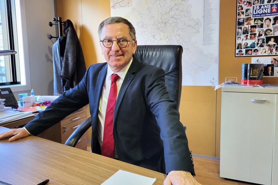 Jean-Michel Lattes, président de Tisséo. (Photo : Dorian Alinaghi - Entreprises Occitanie)