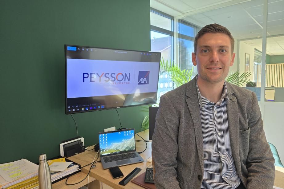 Clement Peysson, agent général AXA. (Photo Dorian Alinaghi Entreprises Occitanie)