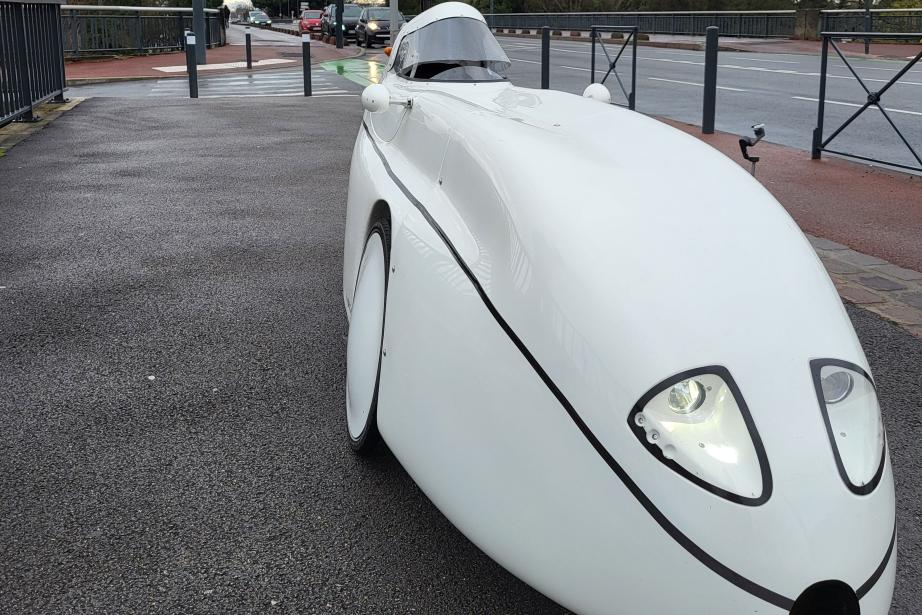  Le vélomobile permet d'atteindre atteindre aisément la vitesse de 45 km/h avec des pointes à 60 km/h. (Photo Dorian Alinaghi Entreprises Occitanie)