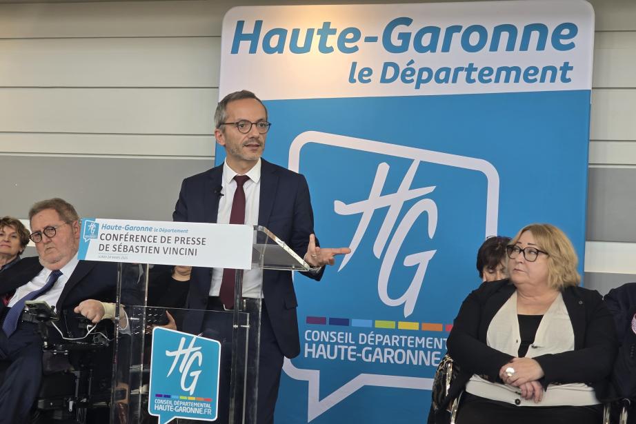 Sébastien Vincini, président du Conseil départemental de la Haute-Garonne. (Photo Dorian Alinaghi Entreprises Occitanie)