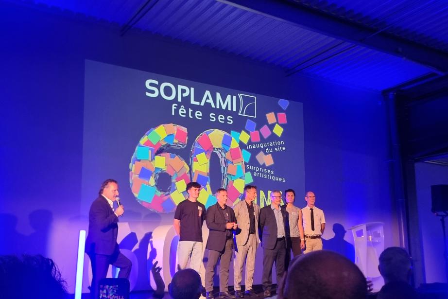 À l'occasion de son 60ème anniversaire, l'entreprise familiale muretaine SOPLAMI, experte en thermoformage plastique pour l'aéronautique et l'automobile, a annoncé des évolutions majeures. (Photo Margaux Kaemmerlen)