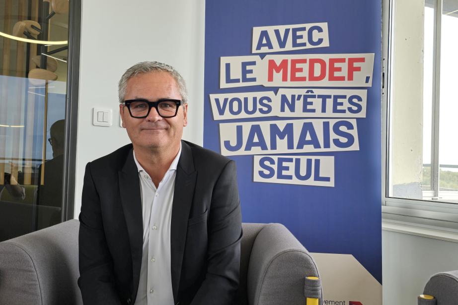 Samuel Hervé, président du Medef Occitanie. (Photo Dorian Alinaghi Entreprises Occitanie)