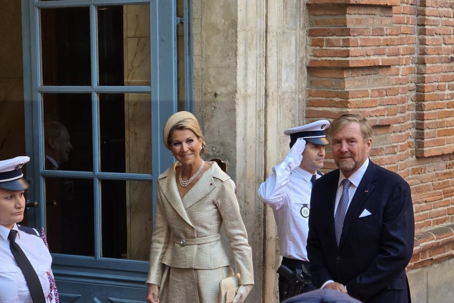 La reine Máxima et le roi Willem-Alexander des Pays-Bas. (Photo Dorian Alinaghi Entreprises Occitanie)