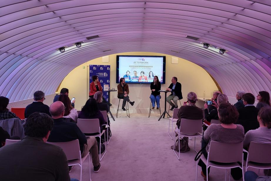 Une vingtaine de dirigeants se sont déplacés au Meeting Lab à Toulouse pour suivre cet afterwork. (Photo Dorian Alinaghi)