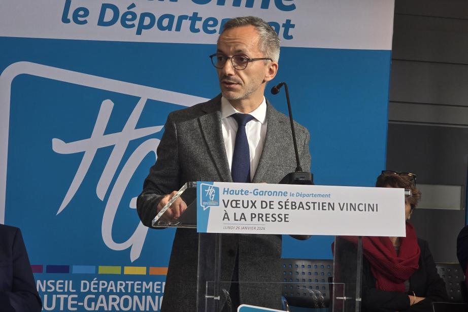 Sébastien Vincini, président du Conseil départemental de la Haute-Garonne. (Photo Dorian Alinaghi)