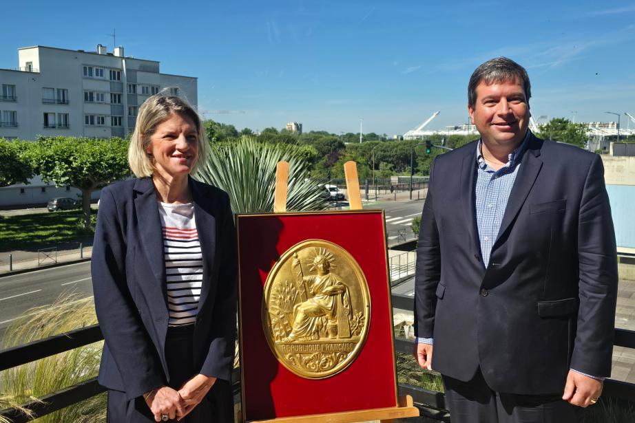 De gauche à droite : Me Marjorie Lartigue-Chabbert et Me Hubert Létinier. (Photo Dorian Alinaghi)