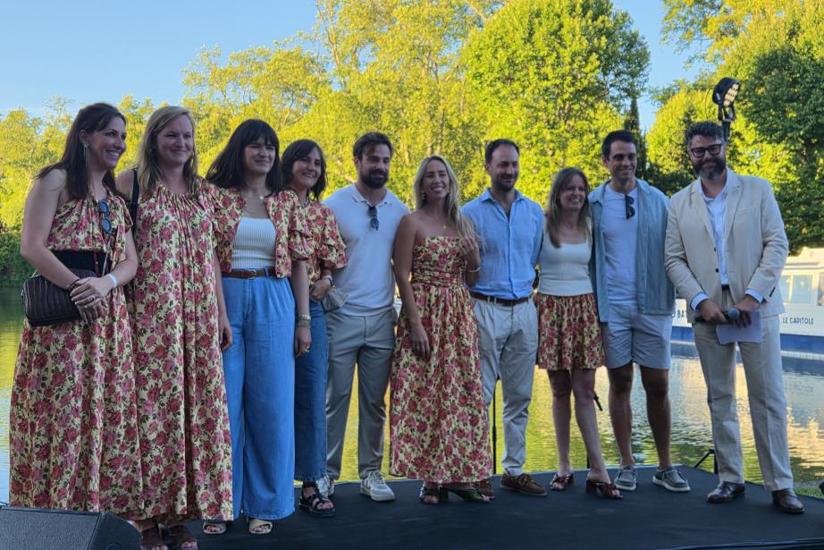 De gauche à droite les membres du Comex40 Haute-Garonne : Margaux Piantoni, Chloé Meunier, Mathilde Lise, Charlotte Frey, Florent Poitevin, Salomé Géraud, Paul Vincent Grégot-Tricoire, Candice Lourdin, Sébastien Herrera et Vincent Furlan. (Photo Dorian Alinaghi)