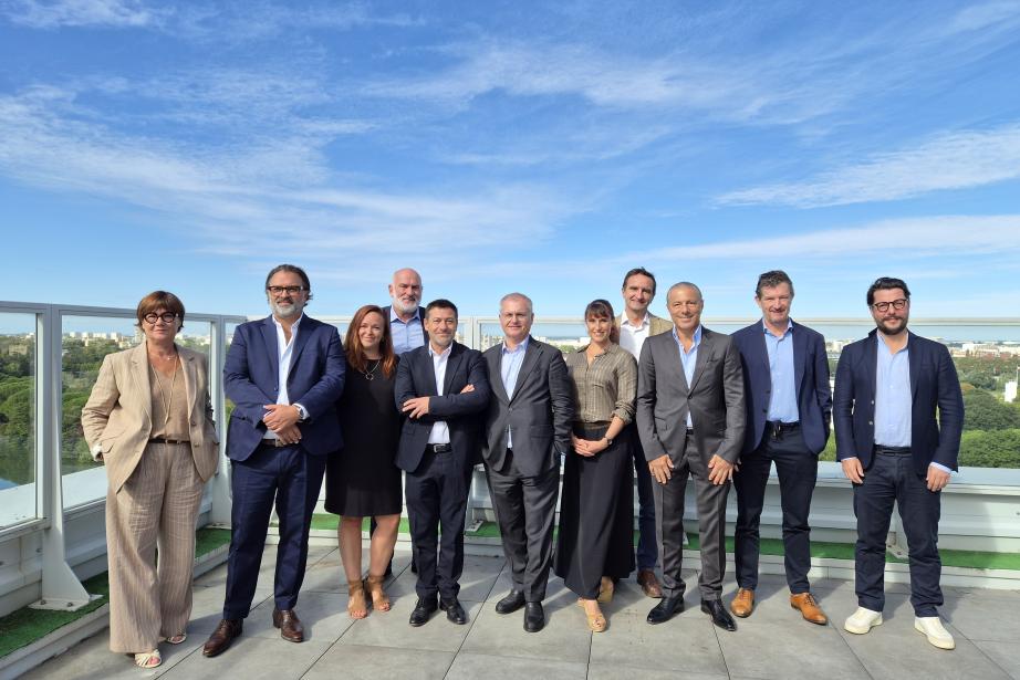 Réunis autour de Thomas Fantini, président du Medef Haute-Garonne, les représentants des branches professionnelles ont dressé un état des lieux de leurs secteurs et partagé leurs préoccupations sur l’investissement, l’emploi et la compétitivité des entreprises. (Photo Dorian Alinaghi)