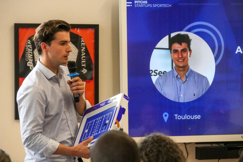 Arthur Chazelle, fondateur et CEO de Touch2see. (Photo Emmie Weber)