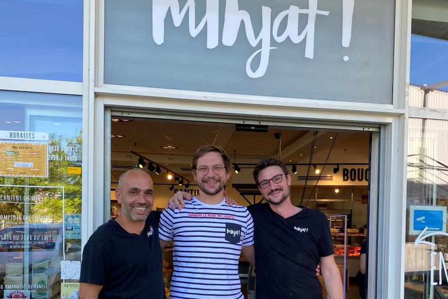 David Pagès, Anton Dmitriev et Cyril Picot, les trois associés de Minjat! (Photo Minjat!)