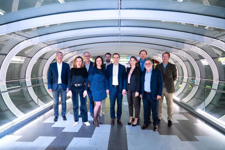 Vue sur la future zone d’implantation de la centrale photovoltaïque de 56 MWc portée par ATB Power, un projet qui positionnera l’aéroport Toulouse-Blagnac comme acteur clé de la production solaire locale et de la transition énergétique en Occitanie. (Photo Aeroport Toulouse-Blagnac)