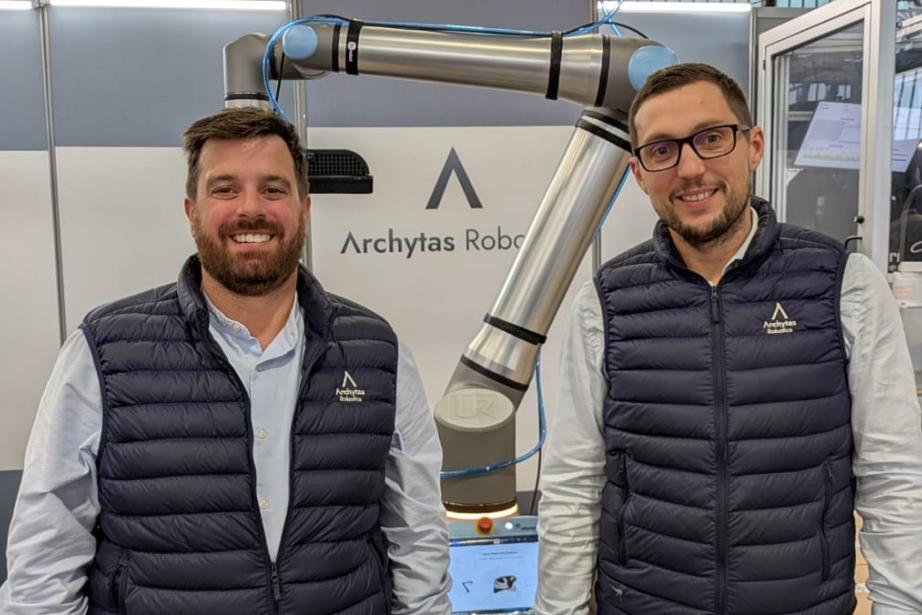 De gauche à droite : Matthieu Luchilo et Stéphane Lasserrade, co-dirigeants de  (Photo Archytas Robotics)