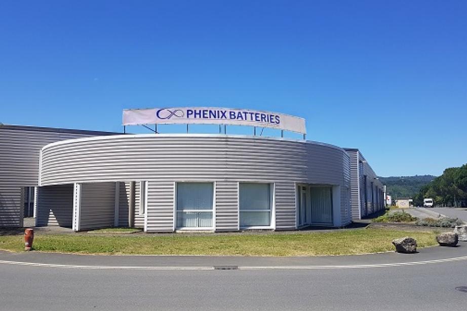 L'usine Phenix Batteries installée à Decazeville dans l'Aveyron.