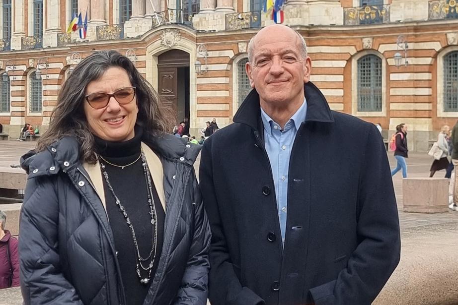 Catherine Mallet, présidente du conseil d’administration et Christophe Bosson, directeur général de la Banque Populaire Occitane. (Photo Sixtine Besson)