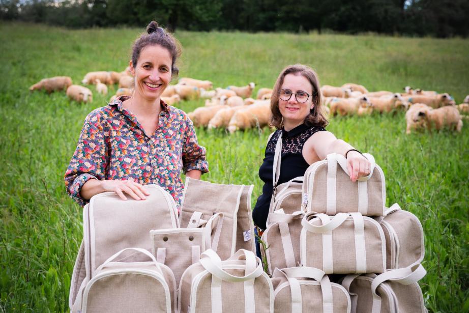 Elodie Madebos et Cinthia Born, fondatrices du Mouton Givré. (Photo Nadia Mauleon)