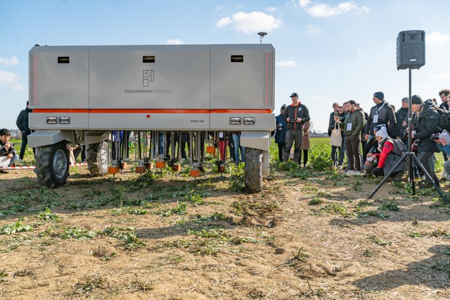 Le marché mondial des robots agricoles devrait atteindre les 40 milliards de dollars en 2028. (Photo : World Fira)