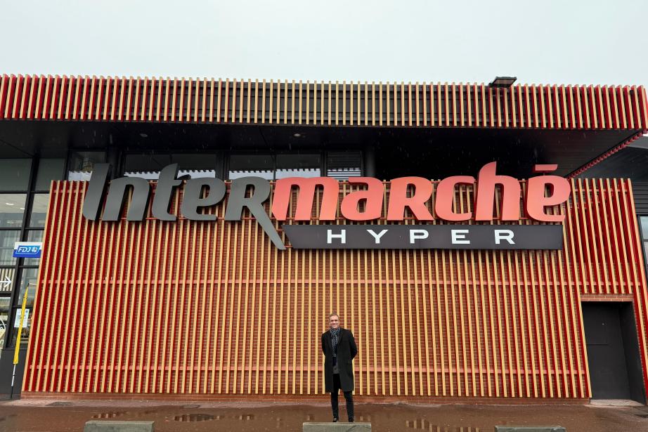 À Balma, l’Intermarché Hyper s’apprête à accueillir le vernissage de “Hyper Humain”, une œuvre monumentale signée David Kassar, à l’initiative de Jean-Baptiste Lacroix. (Photo Intermarché Balma)