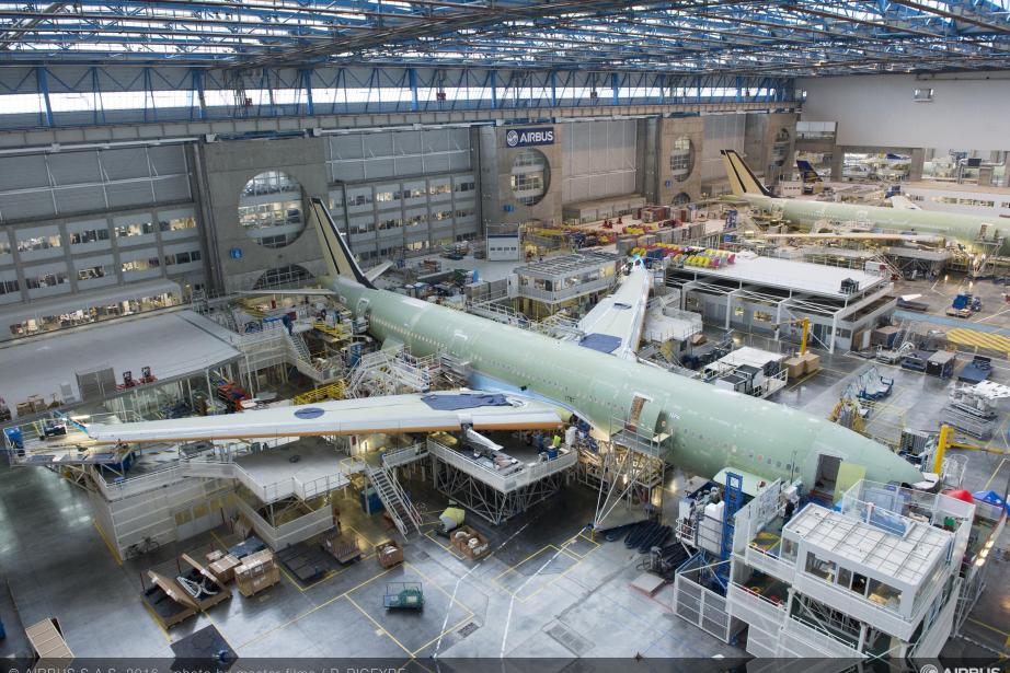 Le secteur aéronautique recherche de la main-d'oeuvre pour assurer ses cadences de production : des offres seront proposées lors de l'AéroDay. (Photo : Airbus)